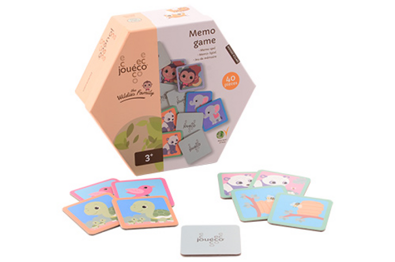 Jouéco le jeu mémo de la famille Wildies