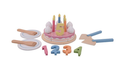 Jeu de jeu de gâteau d'anniversaire Joueco