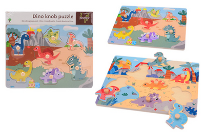 Joueco Wooden Studs Puzzle, 7st.