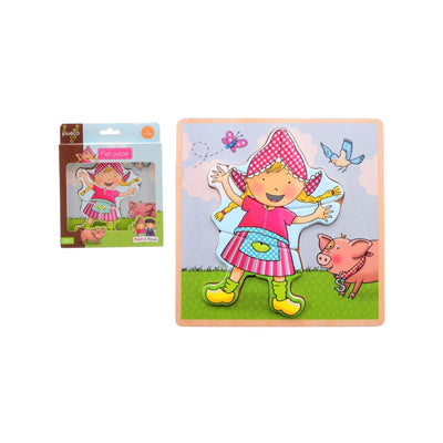 Johntoy jouéco® fien teun puzzle en bois fien