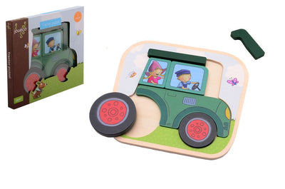 Johntoy a jouéco® fien teun tracteur puzzle bois