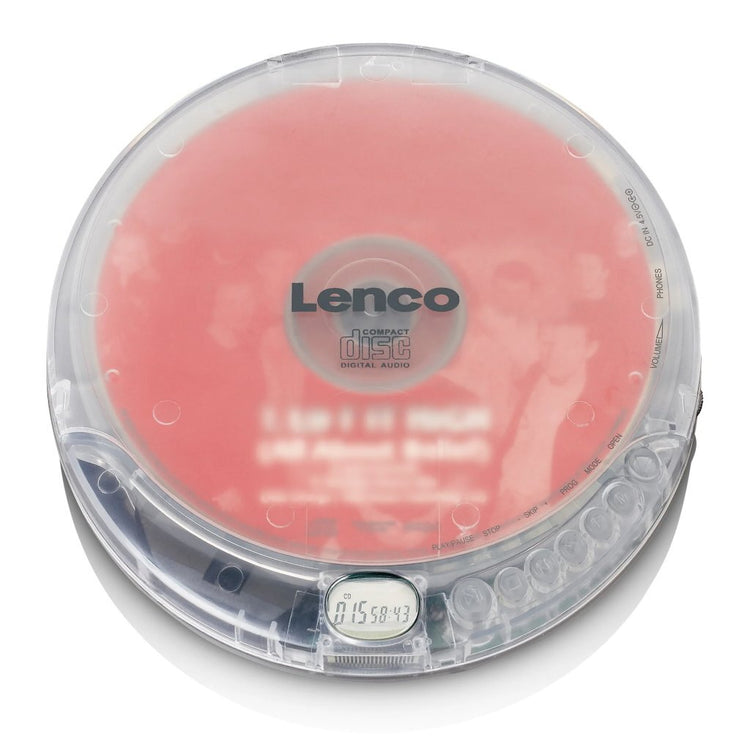 LENCO LENCO CD-012TR Portable CD Portable CD Fonction Transparent
