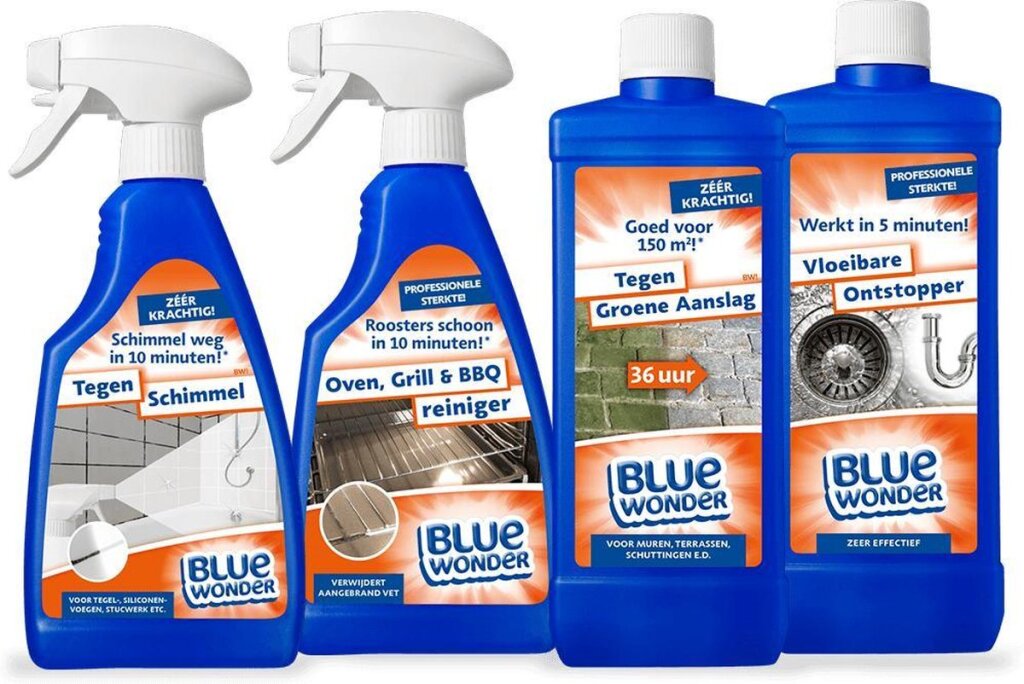 Blue Wonder Blue Wonder Four Grilling Barbecue Cleaner Spray