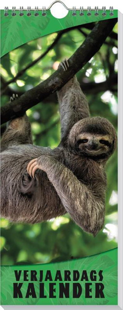 Calendrier d'anniversaire de livres d'images animaux sauvages