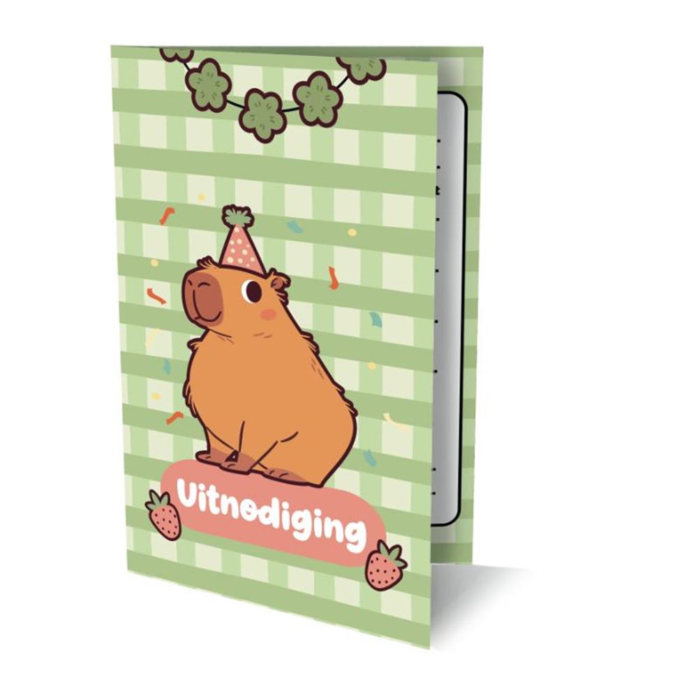 Invitations capybara pk 954 lot de