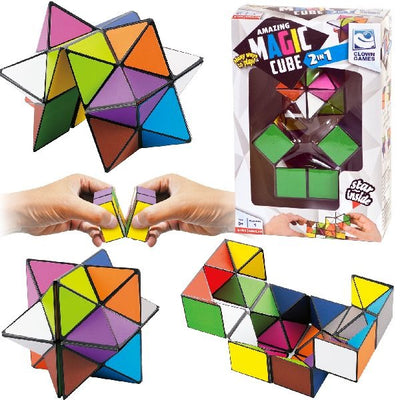 Cube de puzzle magique de clown 2-en-1