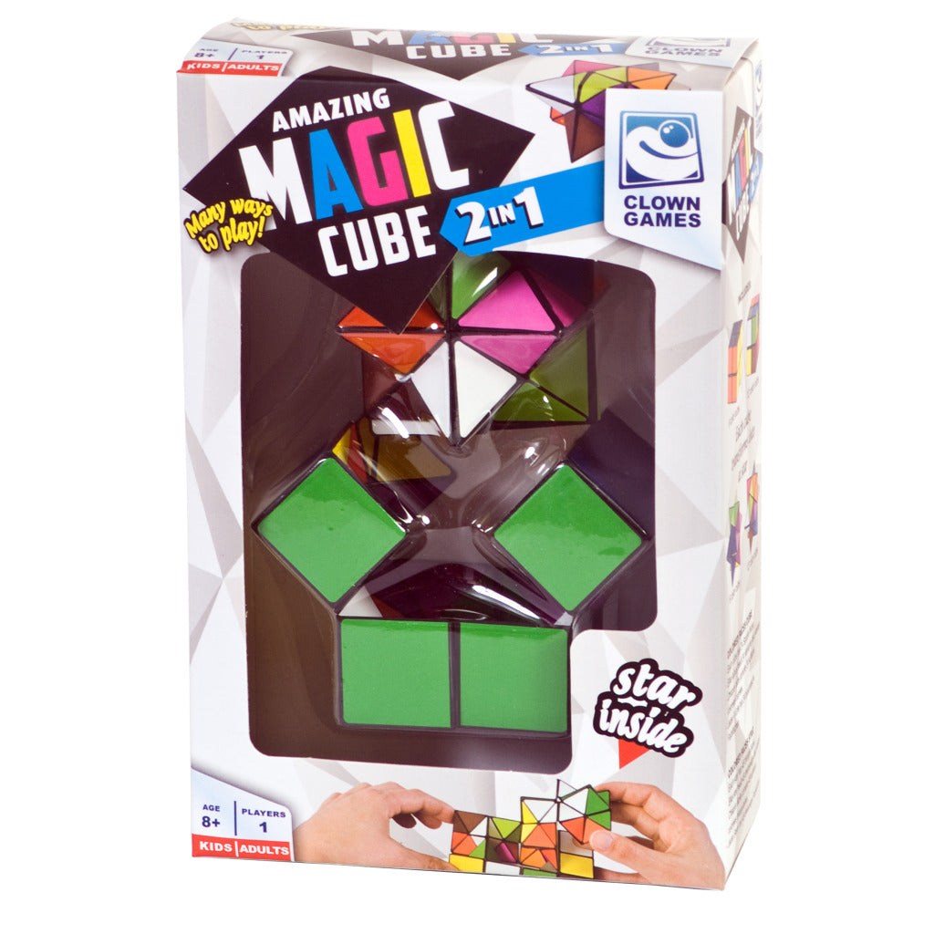 Cube de puzzle magique de clown 2-en-1