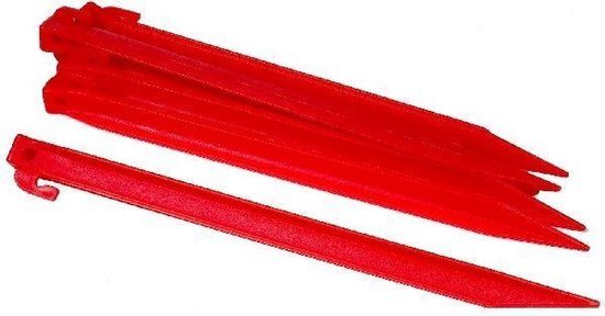 Tent extérieur extérieur chevilles en plastique 30 cm 6 pièces