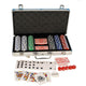 Ensemble de poker de base dans une valise en aluminium