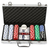 Ensemble de poker de base dans une valise en aluminium