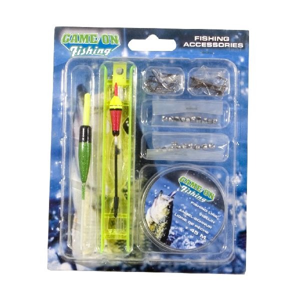 Jeu sur les accessoires de poisson de pêche