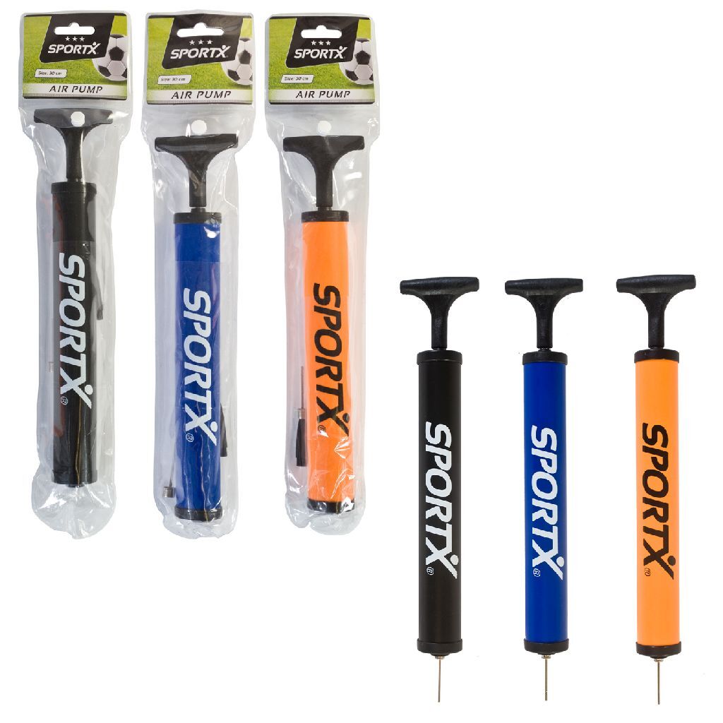 Pompe à billes Sportx avec adaptateur et aiguille métallique 30 cm
