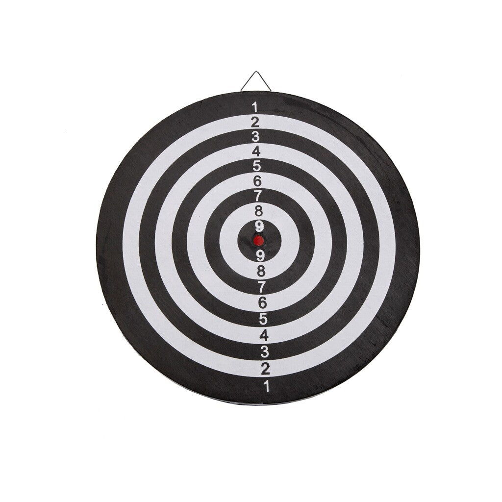 Jeu de fléchettes Basic 37,5 cm avec 6 fléchettes