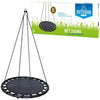 Jeu extérieur tapis swing extérieur 100 cm noir