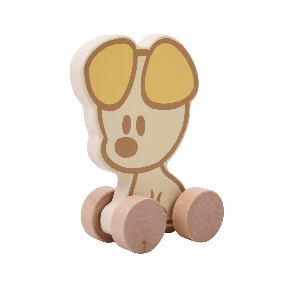 Woezel et Pip Rubo Toys figurines de roue en bois pour bébé assorties