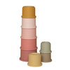 Petits béchers d'empilement hollandais roses