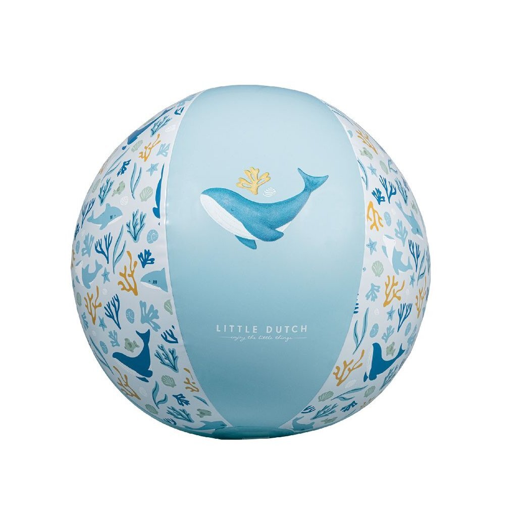 Little Dutch Ocean Dreams Strandball Blue, 35 cm