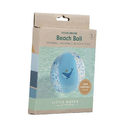 Little Dutch Ocean Dreams Strandball Blue, 35 cm