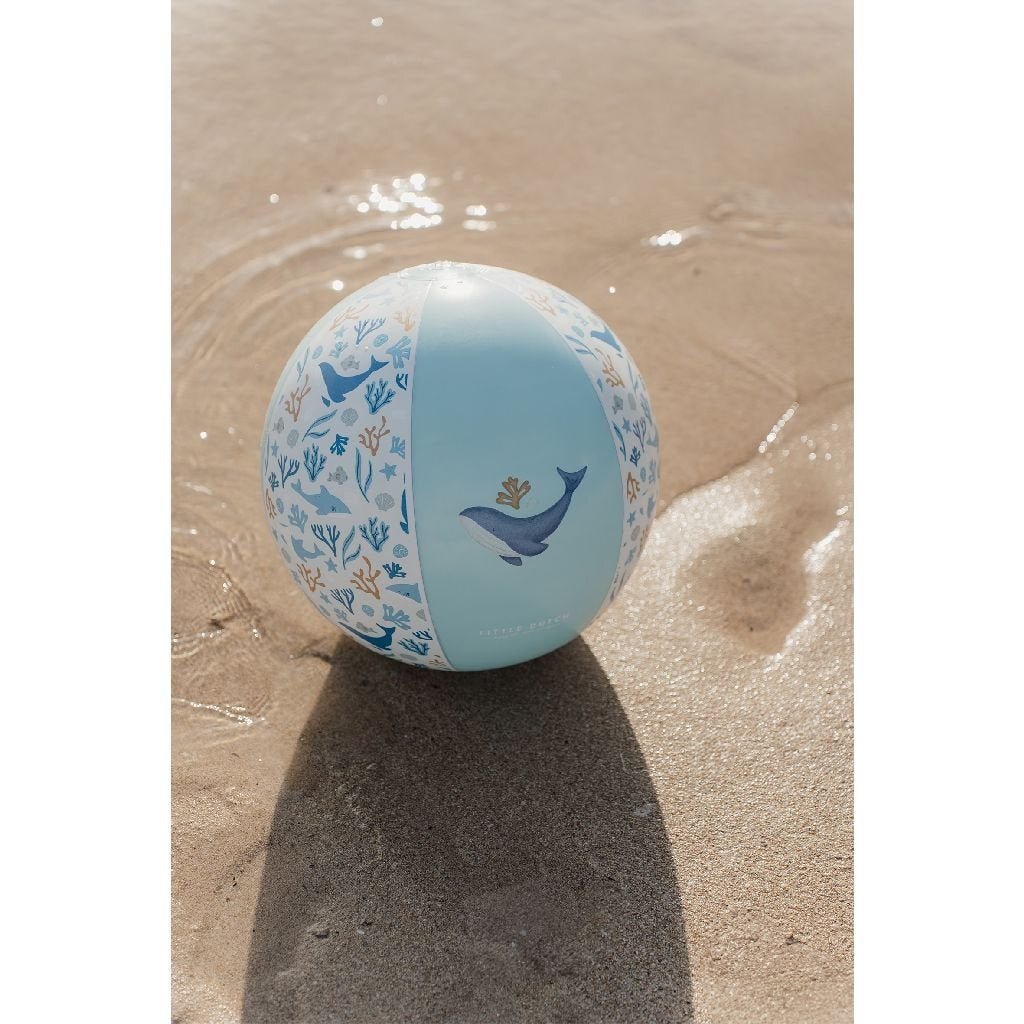 Little Dutch Ocean Dreams Strandball Blue, 35 cm