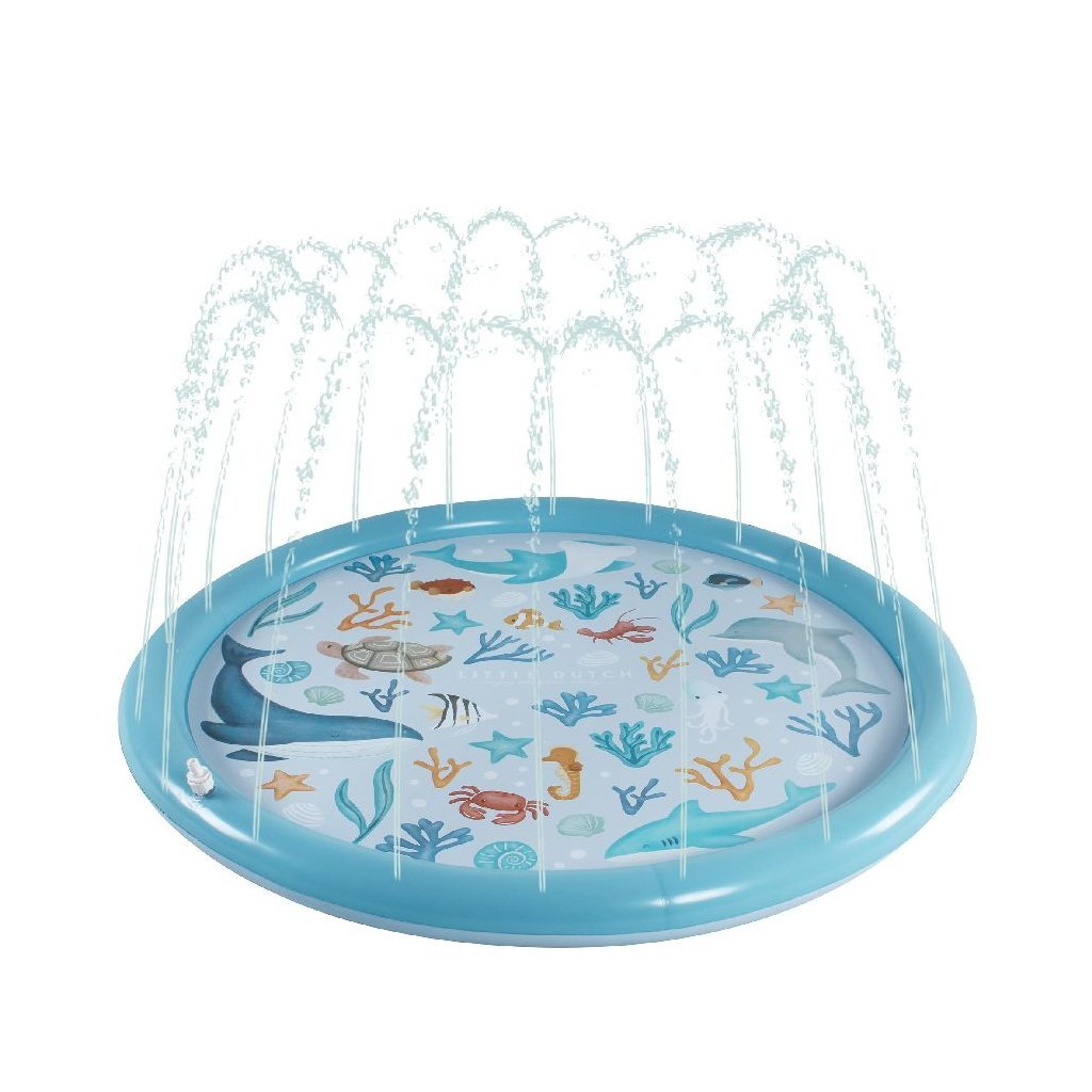 Little Dutch Ocean Dreams Waterspeelmat Bleu, 150 cm