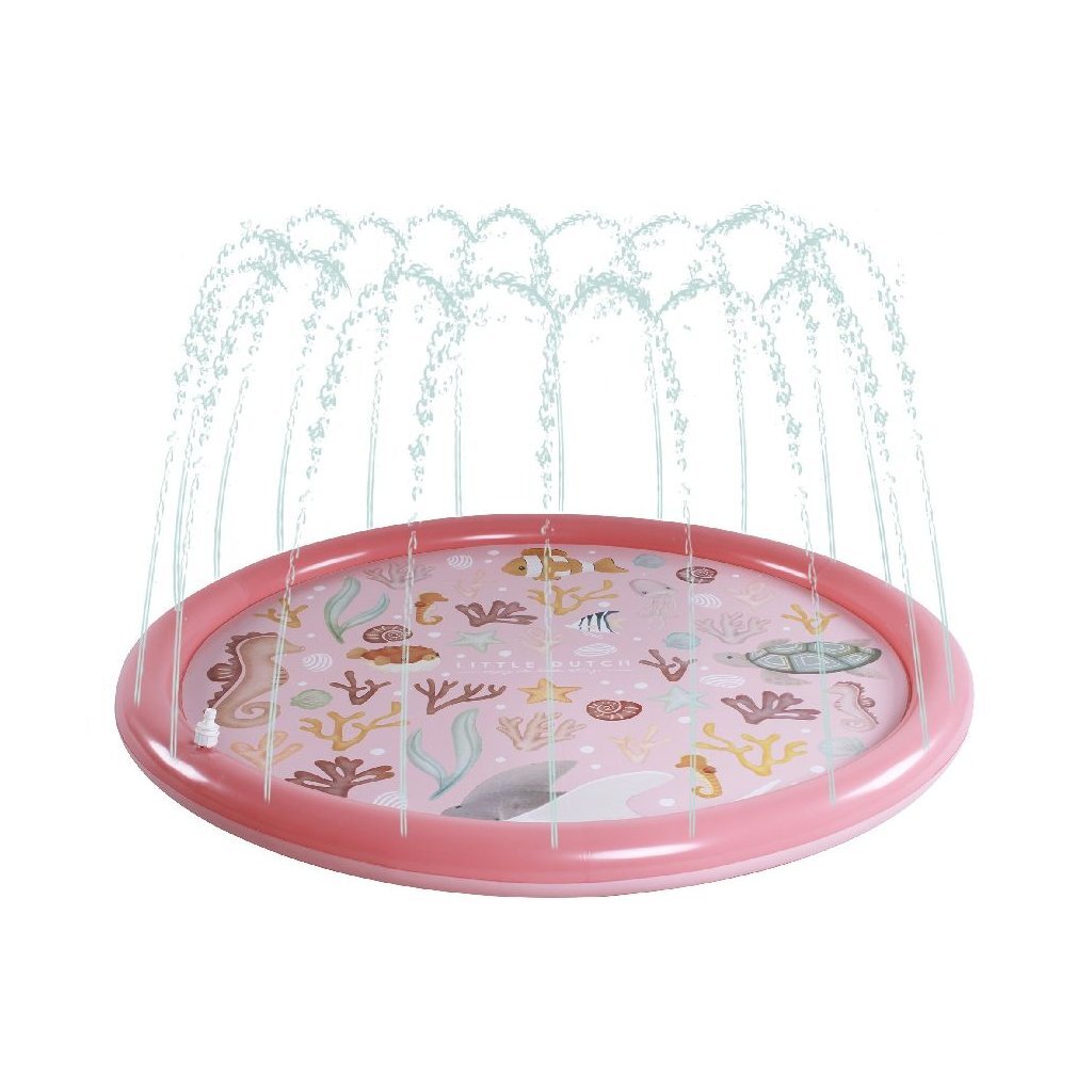 Little Dutch Ocean Dreams Water Play Mat Pink, 150 cm
