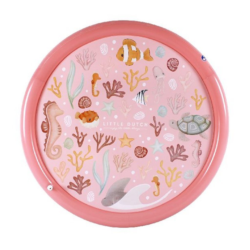 Little Dutch Ocean Dreams Water Play Mat Pink, 150 cm