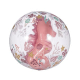 Little Dutch Ocean Dreams 3d Beachball Sea Horse 35 cm - afbeelding 1