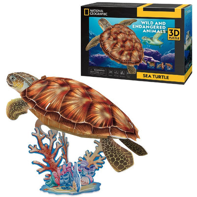 Cubic Fun Cubic Fun National Geographic 3D Puzzle Sea Turtle 31 pièces