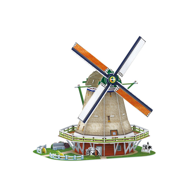 Fun cubic Fun Fun 3d Puzzle Dutch Windmolen 61 pièces
