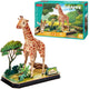 Fun cubic cubic fun 3d puzzle girafe 43 pièces