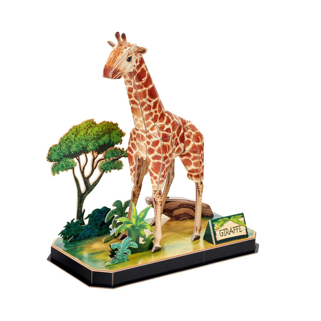 Fun cubic cubic fun 3d puzzle girafe 43 pièces
