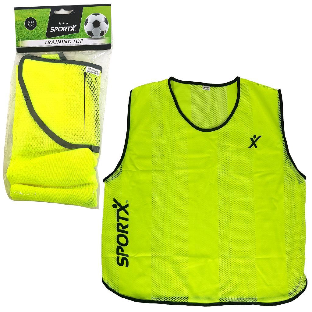 Gilets d'entraînement sportx m l jaune