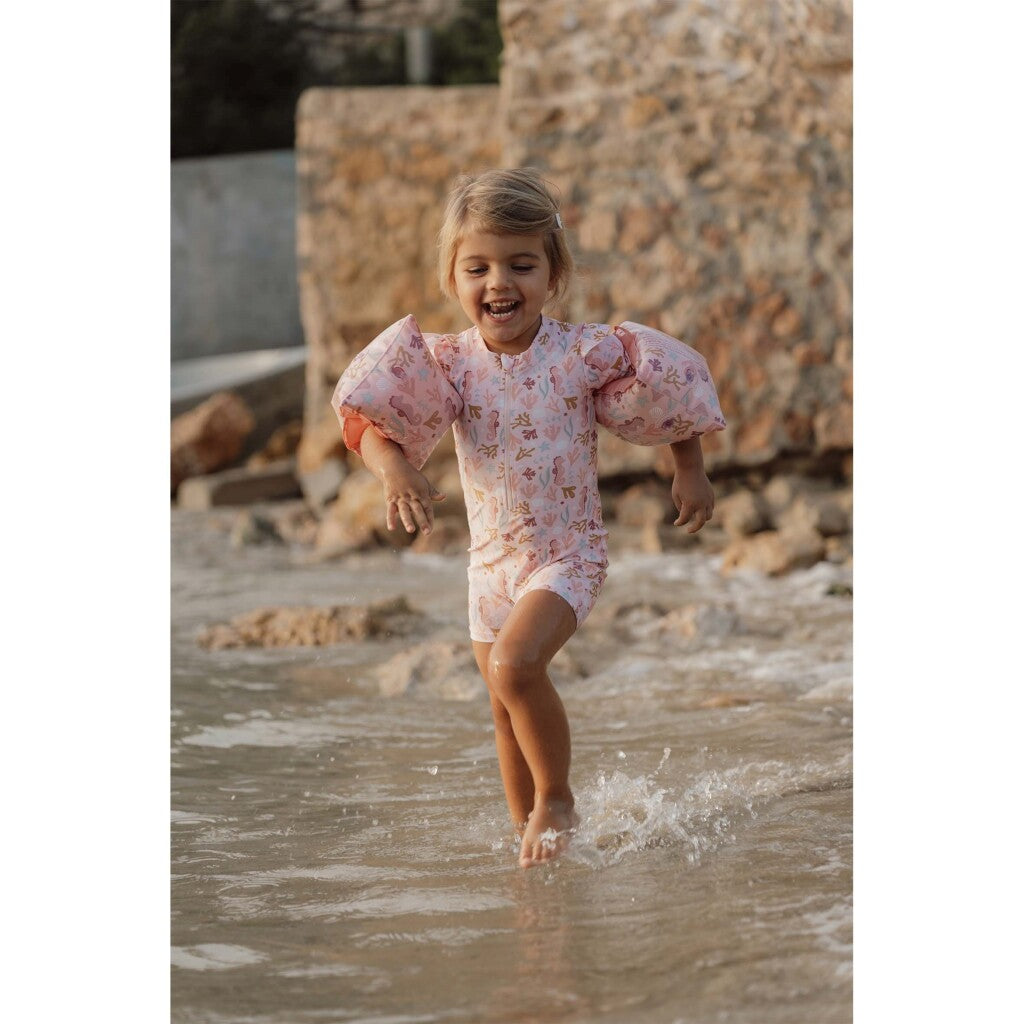 Petit océan néerlandais rêves nager rose rose, 2-6 ans