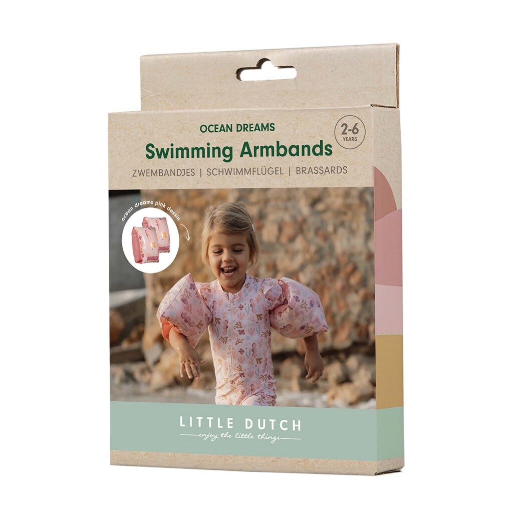 Petit océan néerlandais rêves nager rose rose, 2-6 ans