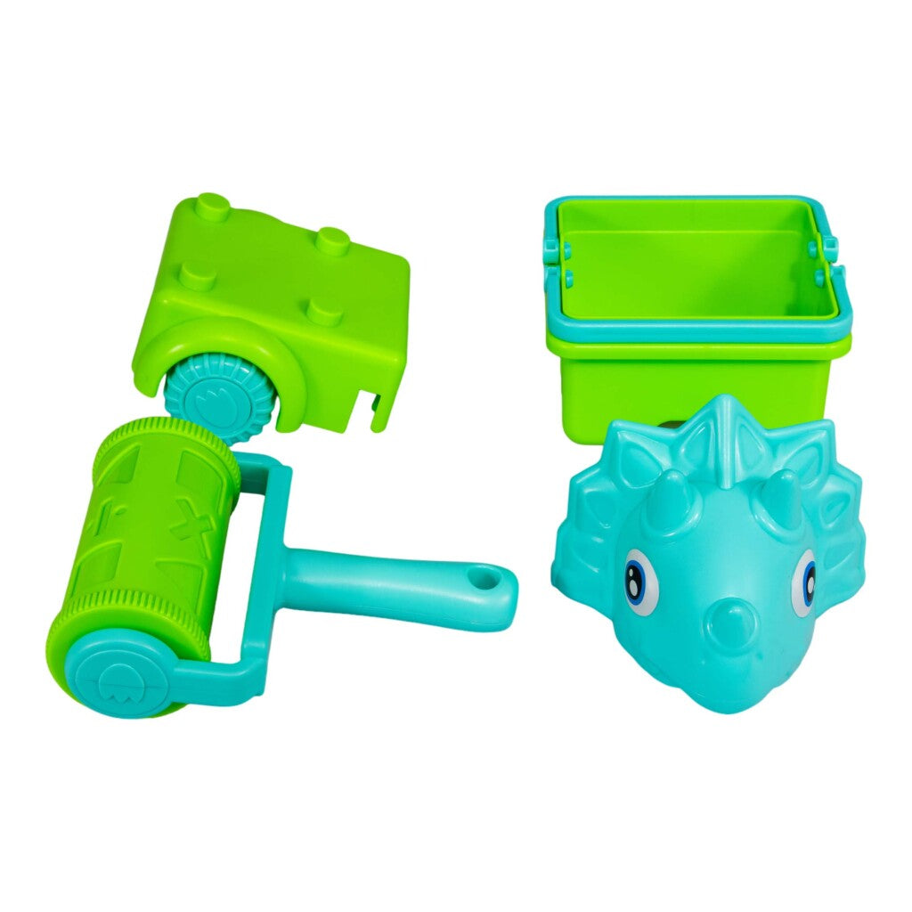 Ensemble de sable de dino en été 4in1 couleurs différentes