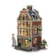 Fun cubic Fun Cubic Fun 3d Puzzle Hollands Huisje Winter Bakery + Light 65 Pieces