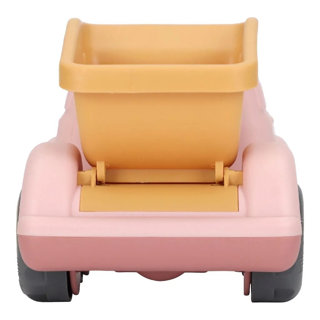 Petit camion de construction néerlandais rose, 17 cm