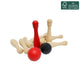 Jeu de jardin en plein air en bois de bowling