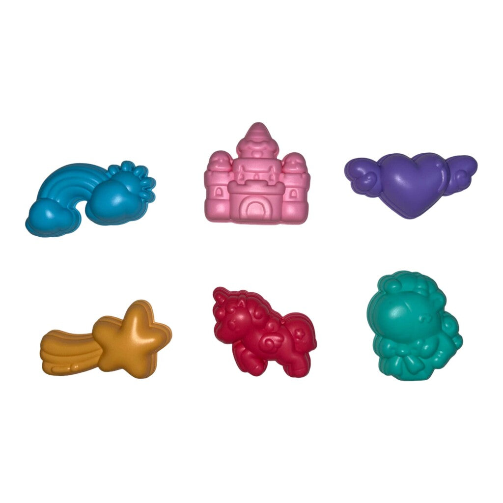 Formes de sable d'été Unicorne 6 pièces
