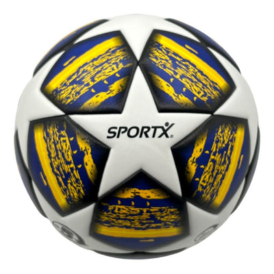 Sportx Football Premium 400-430 g Bleu blanc jaune