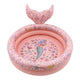 Piscine sirène de rêve Little Dutch avec queue 80 cm rose