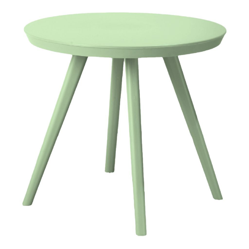 Table enfant Van der Meulen en plastique vert pastel ronde 50,5cm jouets.