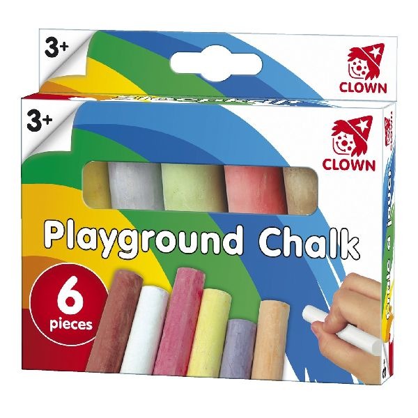 Clown Clown Sidewalk Chalk 6 pièces