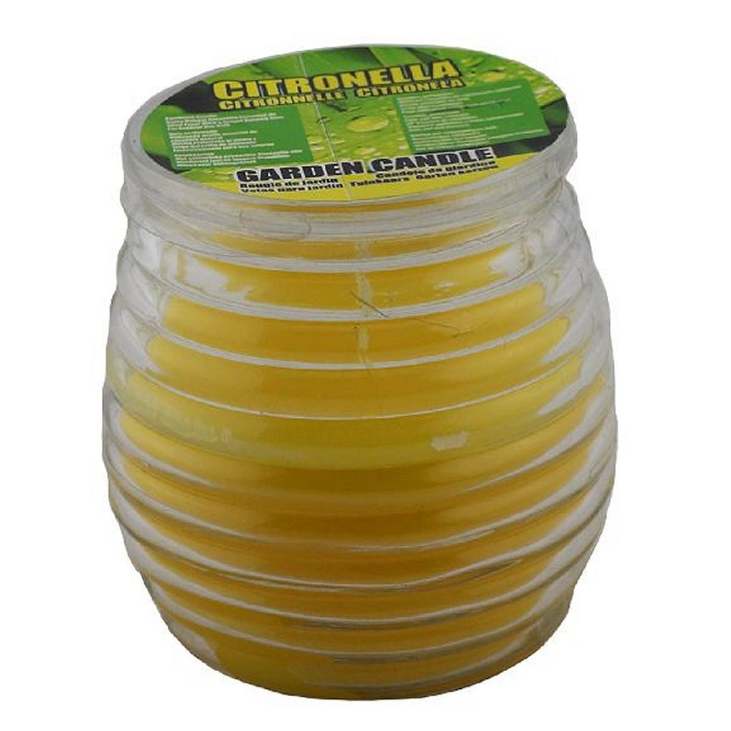 Bougie de base de la citronnelle en verre 8,5 cm