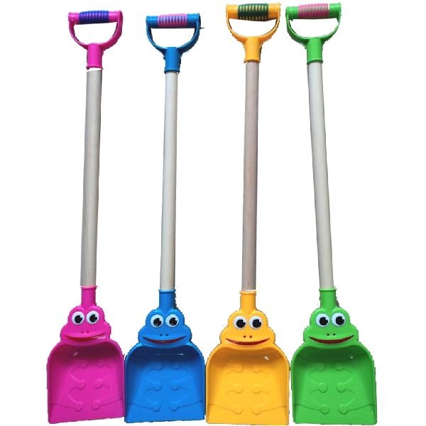 Grenouille pelle en plastique Basic avec manche en bois 76cm