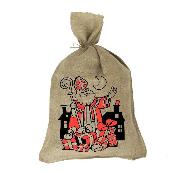 Sinterklaas sac jute