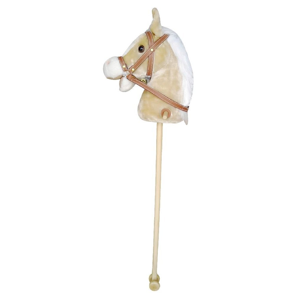 Cheval de loisir en peluche Basic avec son 97 cm assorti