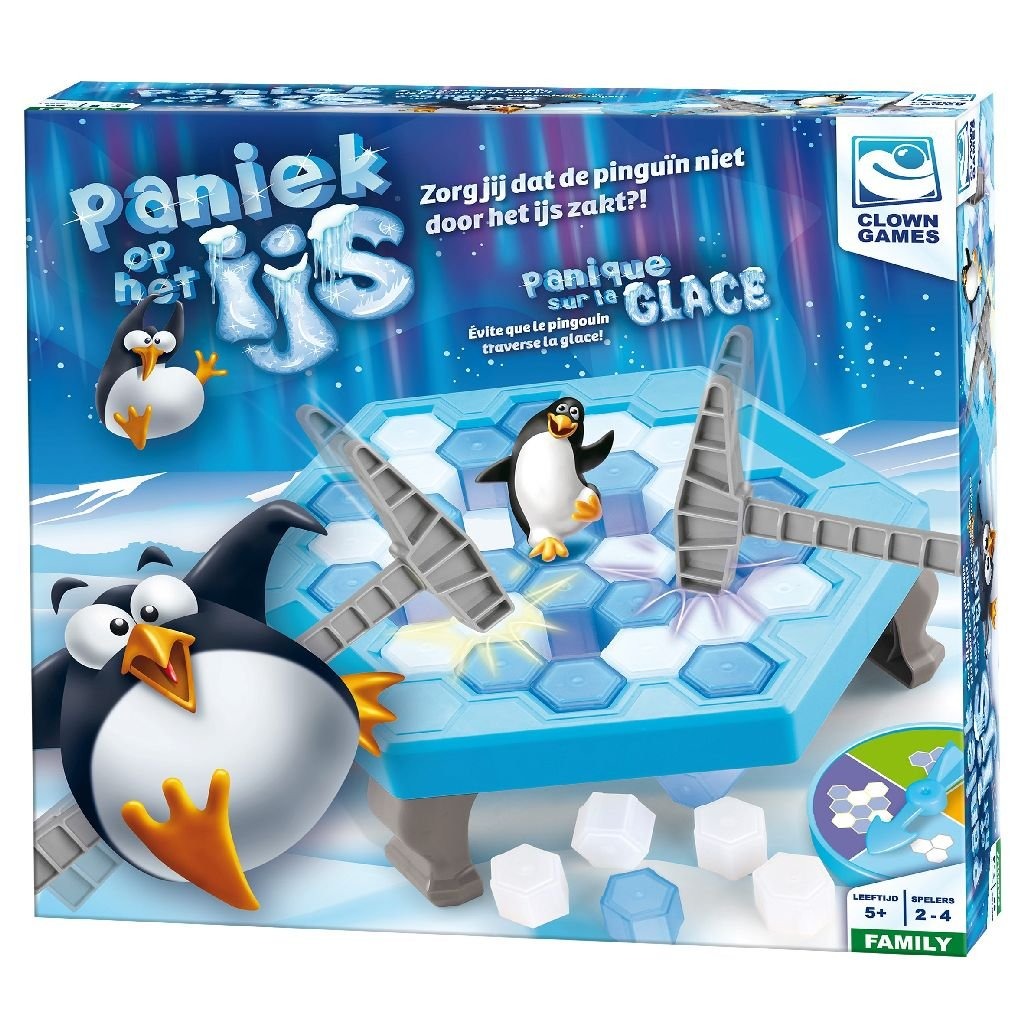 Jeux de clown paniquent sur la glace