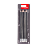 Ensemble de crayons Bruynzeel Graphite, Crayons de 5 Ho avec de la gomme - afbeelding 1