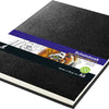 Kangaro Kangaro K-5320 Sketchbook A5 Creme 120gr Blanco Paper, 140 pages Hard Cover Black